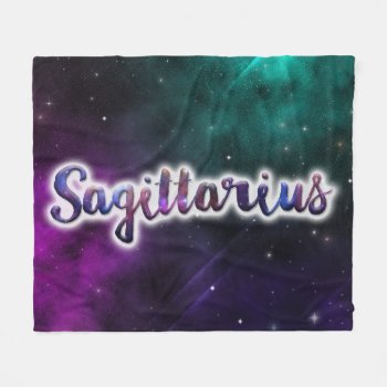 Sagittarius Fleece Blanket - Medium by MyAstralLife at Zazzle