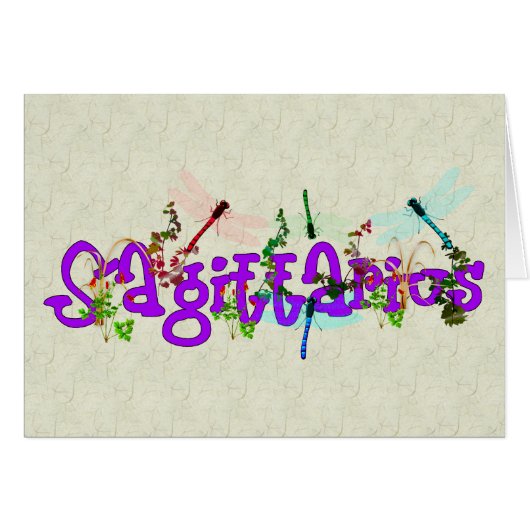 Sagittarius Flowers (Front Horizontal)