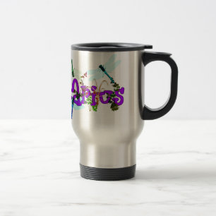 Sagittarius Flowers Travel Mug
