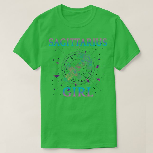 Sagittarius Girl I Born In November December T-Shirt (Design Front)