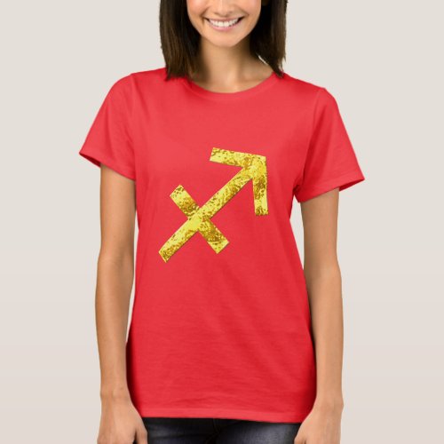 Sagittarius Gold Red Shirt