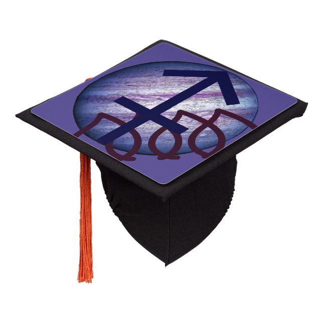Sagittarius Graduation Cap Topper (Angled)