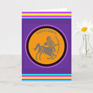 Sagittarius Greeting Card