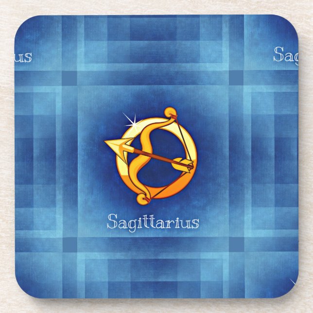 sagittarius horoscope coaster (Front)