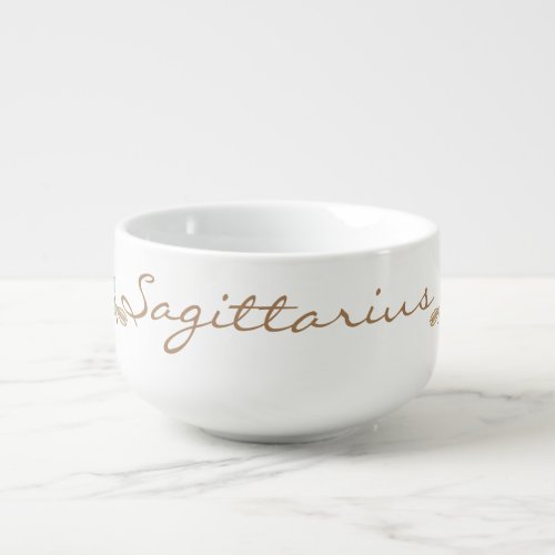 Sagittarius Ice Cream and Soup Bowl