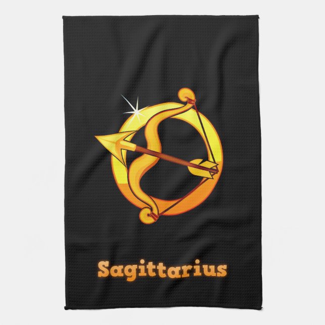 Sagittarius illustration towel (Vertical)