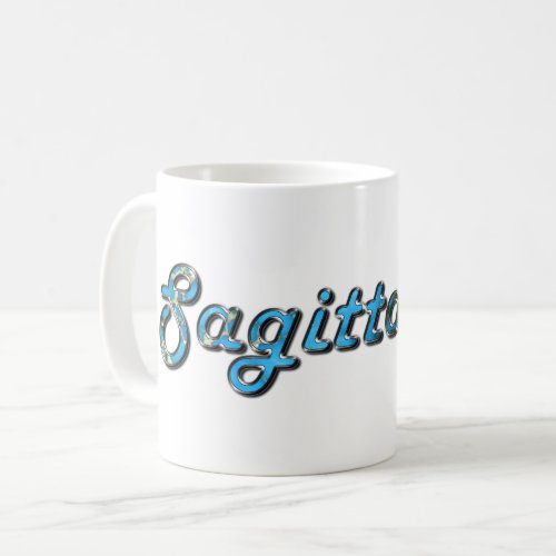 Sagittarius in Turquoise Gemstone Coffee Mug