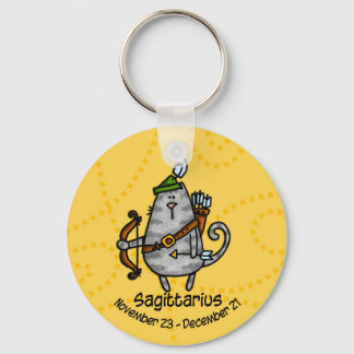 sagittarius keychain