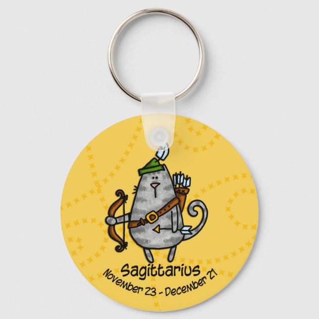 sagittarius keychain (Front)