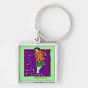 Sagittarius Keychain