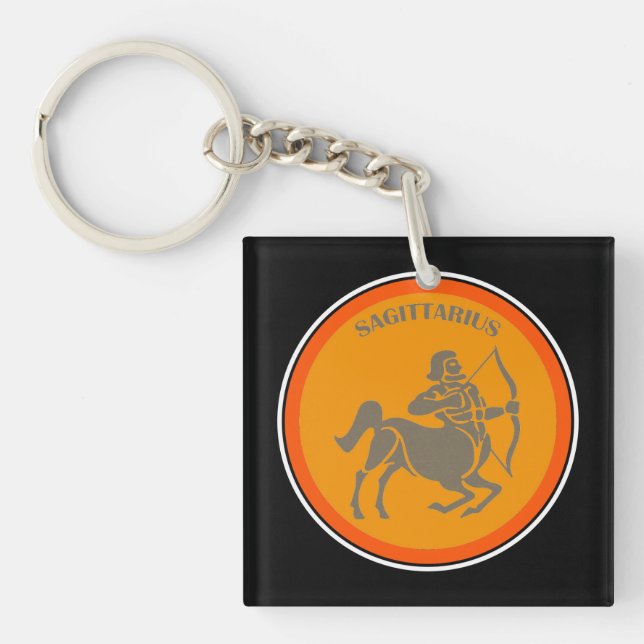 Sagittarius Keychain (Front)