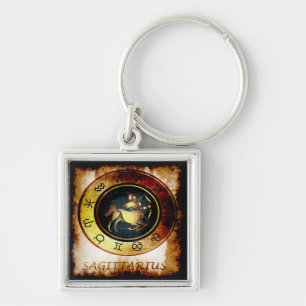 Sagittarius Keychain