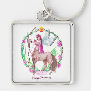 Sagittarius Keychain