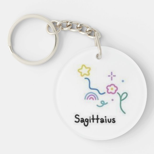 Sagittarius Keychain (Front)