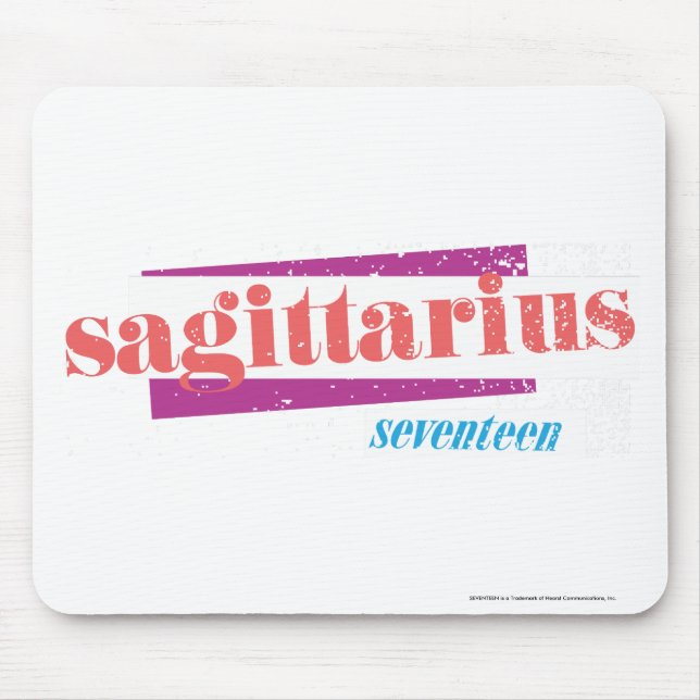 Sagittarius LtPink Mouse Pad (Front)