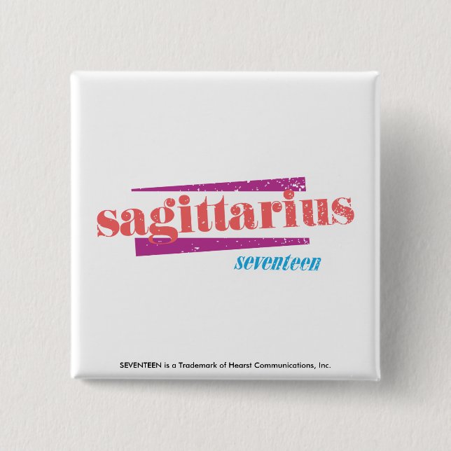 Sagittarius LtPink Pinback Button (Front)