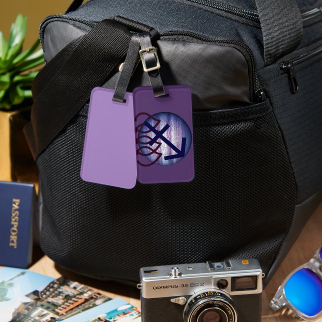 Sagittarius Luggage Tag (Front & Back)