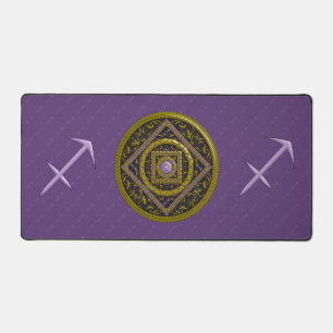 Sagittarius Mandala Desk Mat