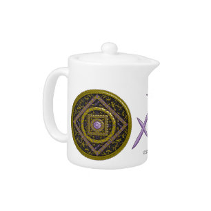 Sagittarius Mandala Tea Pot