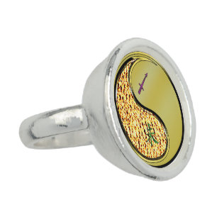 Sagittarius & Metal Goat Ring