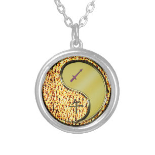 Sagittarius & Metal Horse Silver Plated Necklace