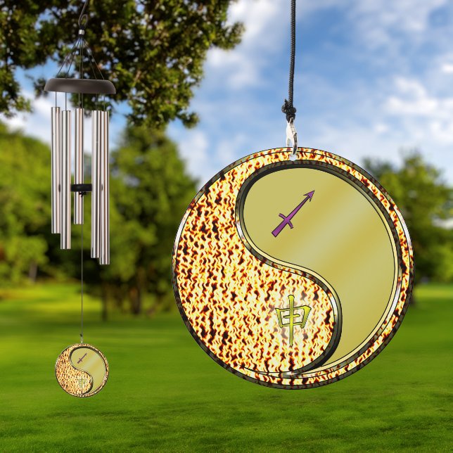 Sagittarius & Metal Monkey Wind Chime (Outdoor)