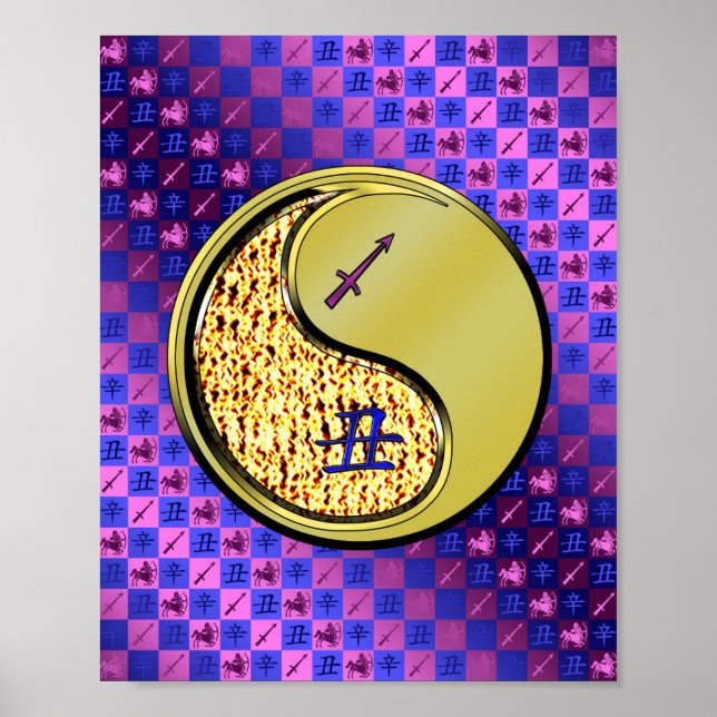 Sagittarius & Metal Ox Poster (Front)