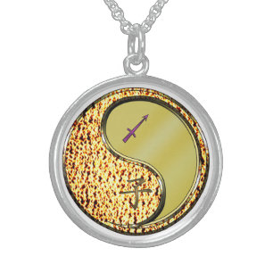 Sagittarius & Metal Rat Sterling Silver Necklace