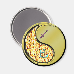 Sagittarius & Metal Snake Magnet