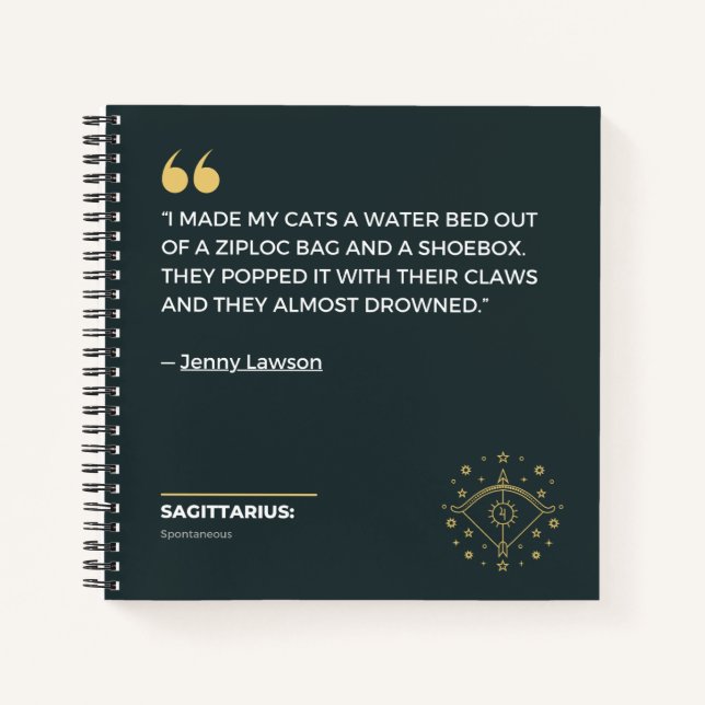 Sagittarius Notebook (Front)