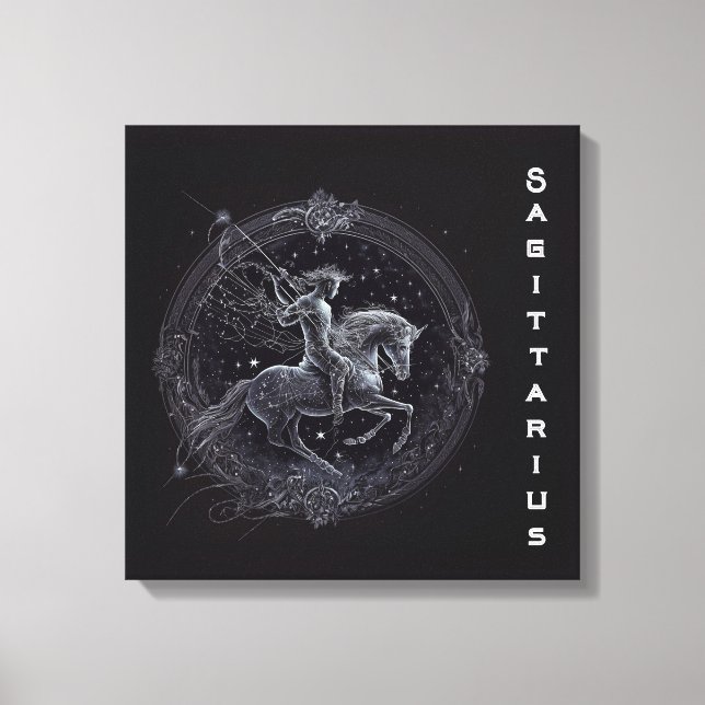 Sagittarius—November 22-December 21 Canvas Print (Front)