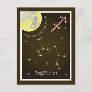 Sagittarius November 23 to December 21 Postcard
