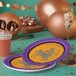 Sagittarius Paper Plate
