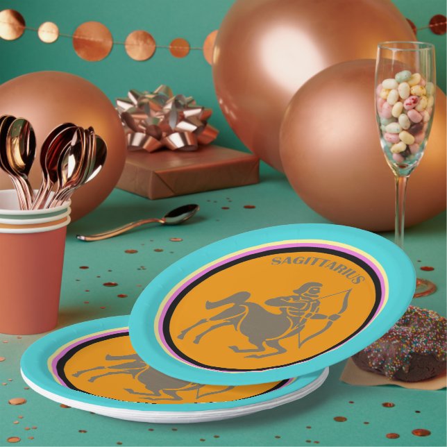 Sagittarius Paper Plate (Multi)