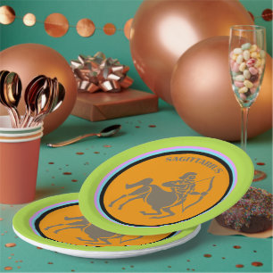 Sagittarius Paper Plate
