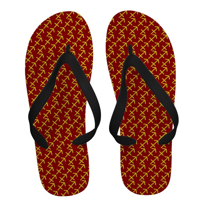 Sagittarius Pattern Sandals