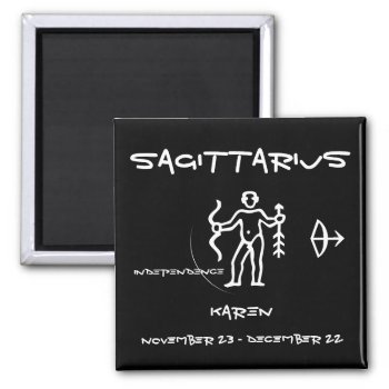 Sagittarius Personalized Magnet by Lynnes_creations at Zazzle