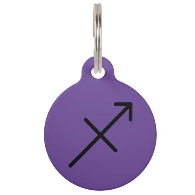 Sagittarius Pet ID Tag  (Front)