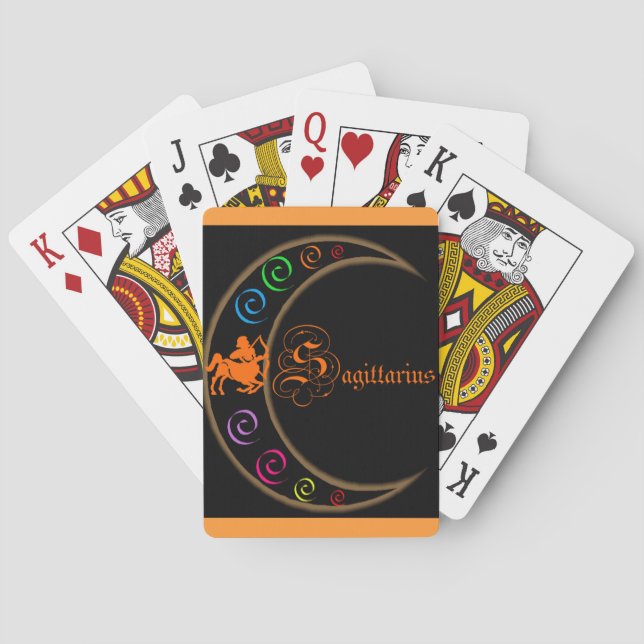 Sagittarius Poker Cards (Back)