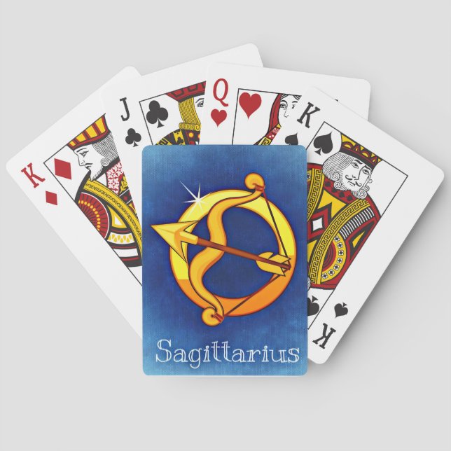 Sagittarius Poker Cards (Back)