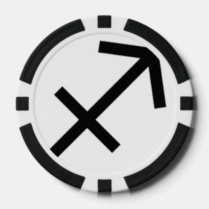 Sagittarius Poker Chips