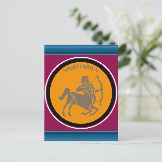 Sagittarius Postcard (Standing Front)