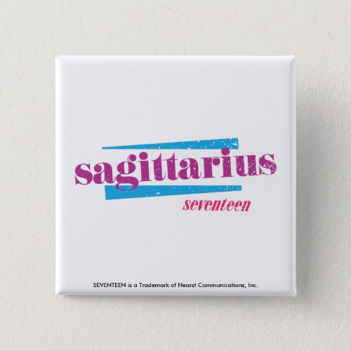 Sagittarius Purple Pinback Button