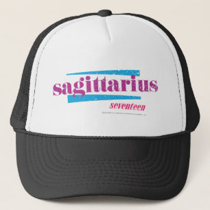 Sagittarius Purple Trucker Hat