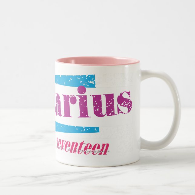 Sagittarius Purple Two-Tone Coffee Mug (Right)