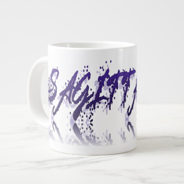 Sagittarius -Reflection Giant Coffee Mug (Front Left)