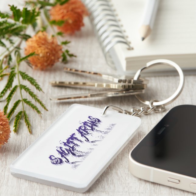 Sagittarius -Reflection Keychain (Front Right)