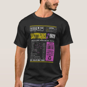 Sagittarius  Sagittarius Facts Zodiac Sign T-Shirt