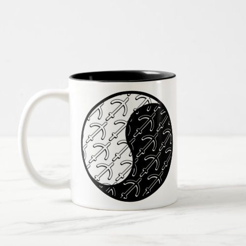 Sagittarius Sagittarius yin yang zodiac couple Two_Tone Coffee Mug
