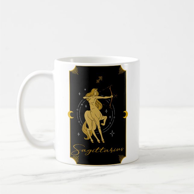 Sagittarius Saucy Signs Astrological Mug (Left)
